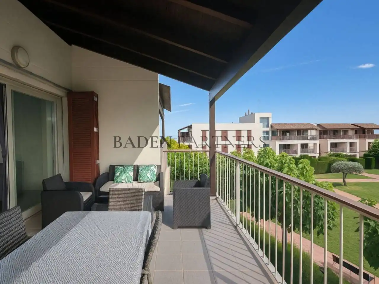 Terrasse von Wohnung zur Miete in San Jorge / Sant Jordi mit Klimaanlage, Terrasse und Alarm