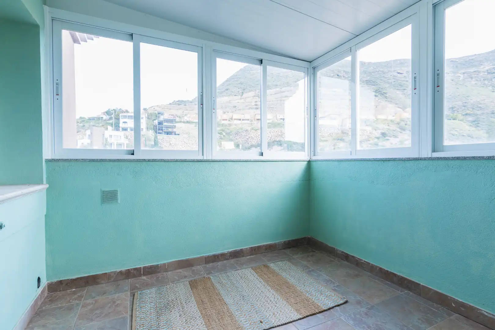 Balcony of Houses for sale in Vícar  with Air Conditioner, Heating and Private garden