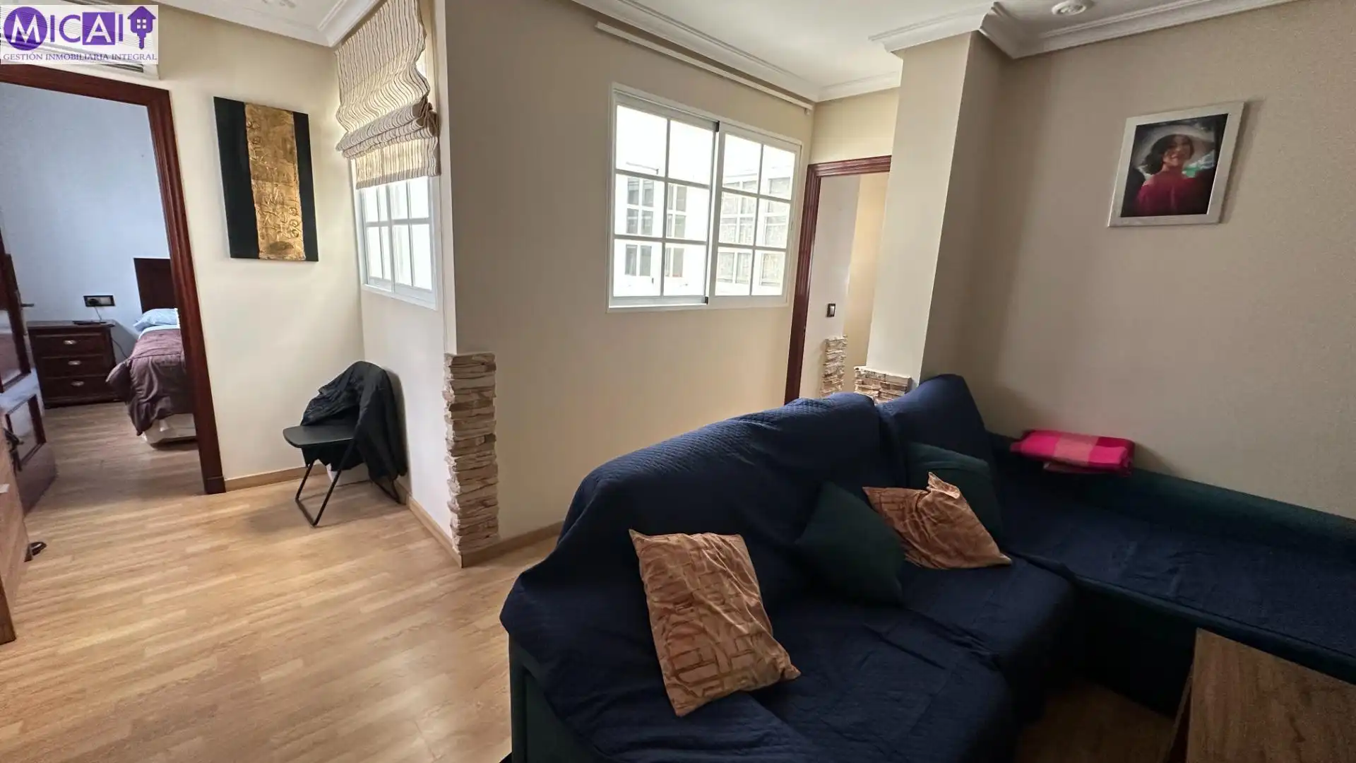 Sala de estar de Piso en venta en Cádiz con Aire acondicionado, Trastero y Amueblado
