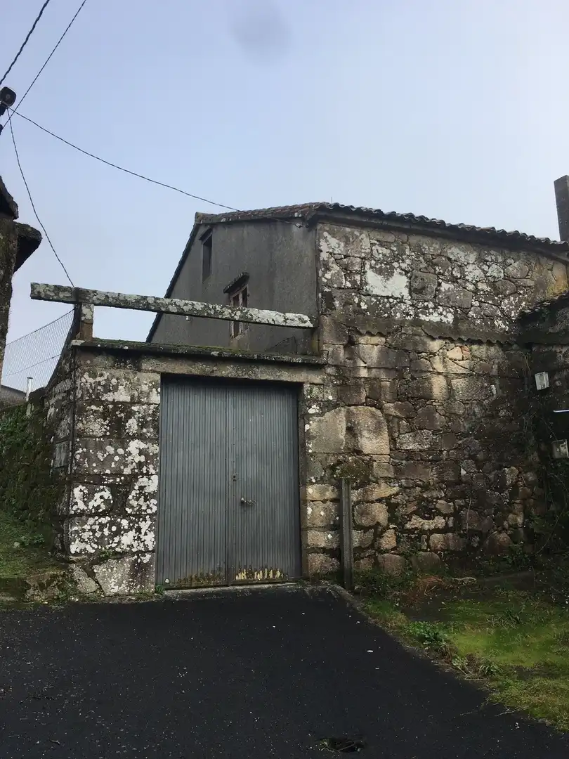 Vista exterior de Finca rústica en venta en Brión con Jardín privado