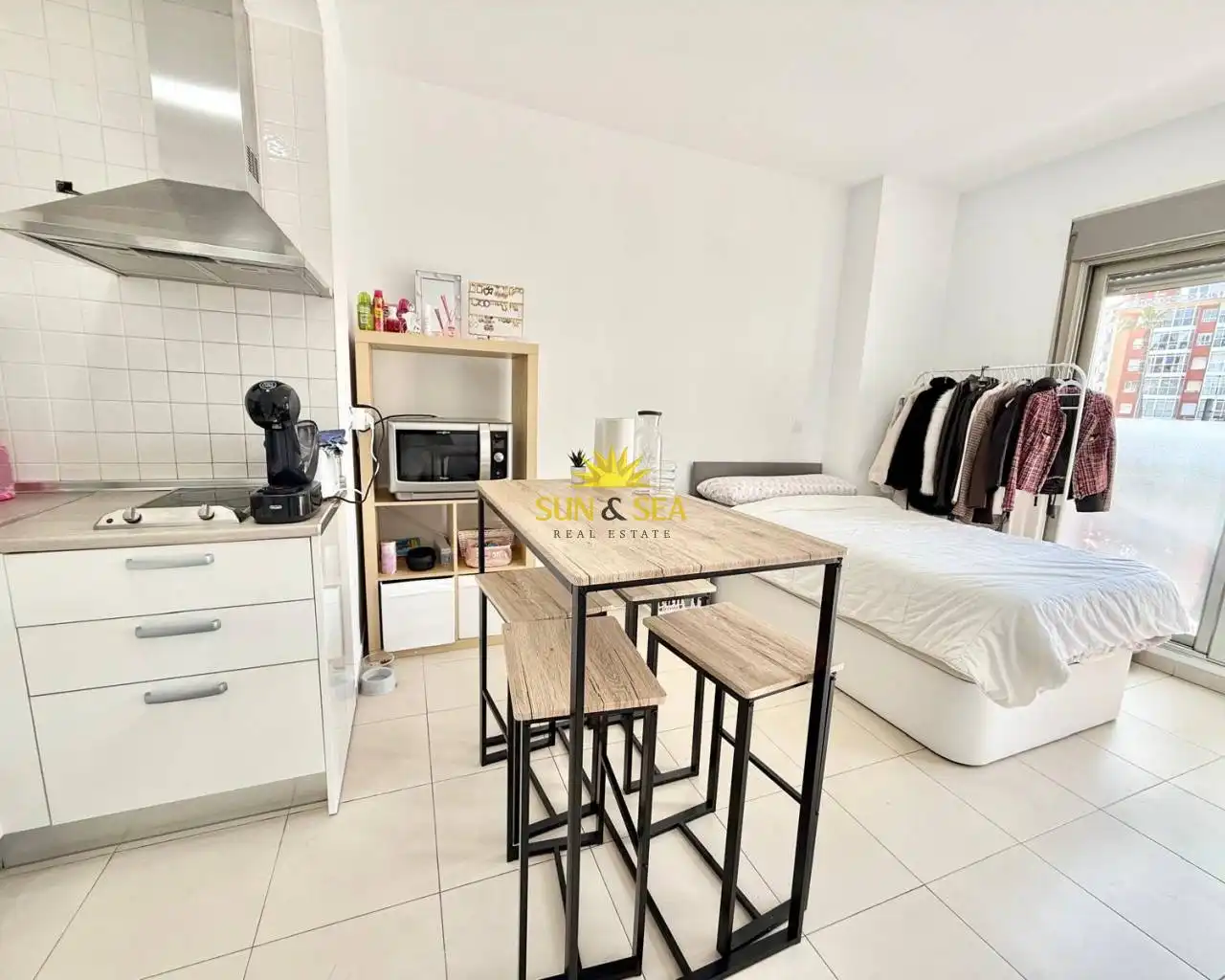 Bedroom of Apartments for rent in Murcia  with Air Conditioner, Heating and Furnished