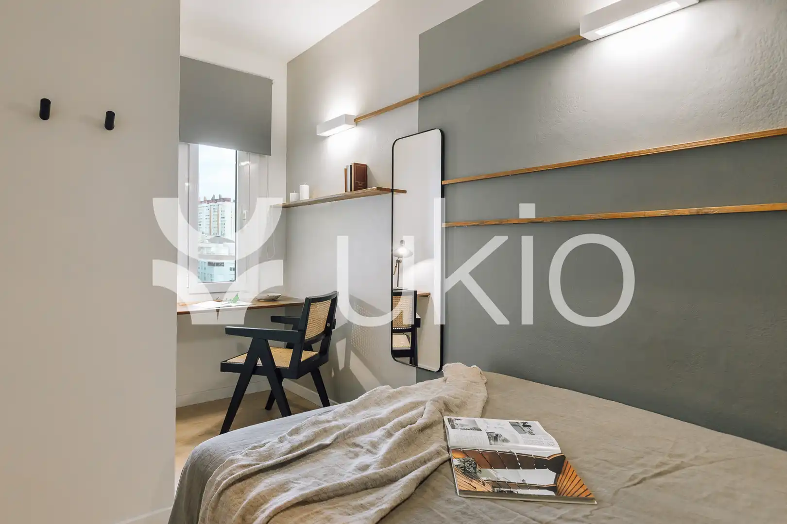 Bedroom of Flat for rent in Barcelona  with Air Conditioner, Heating and Furnished