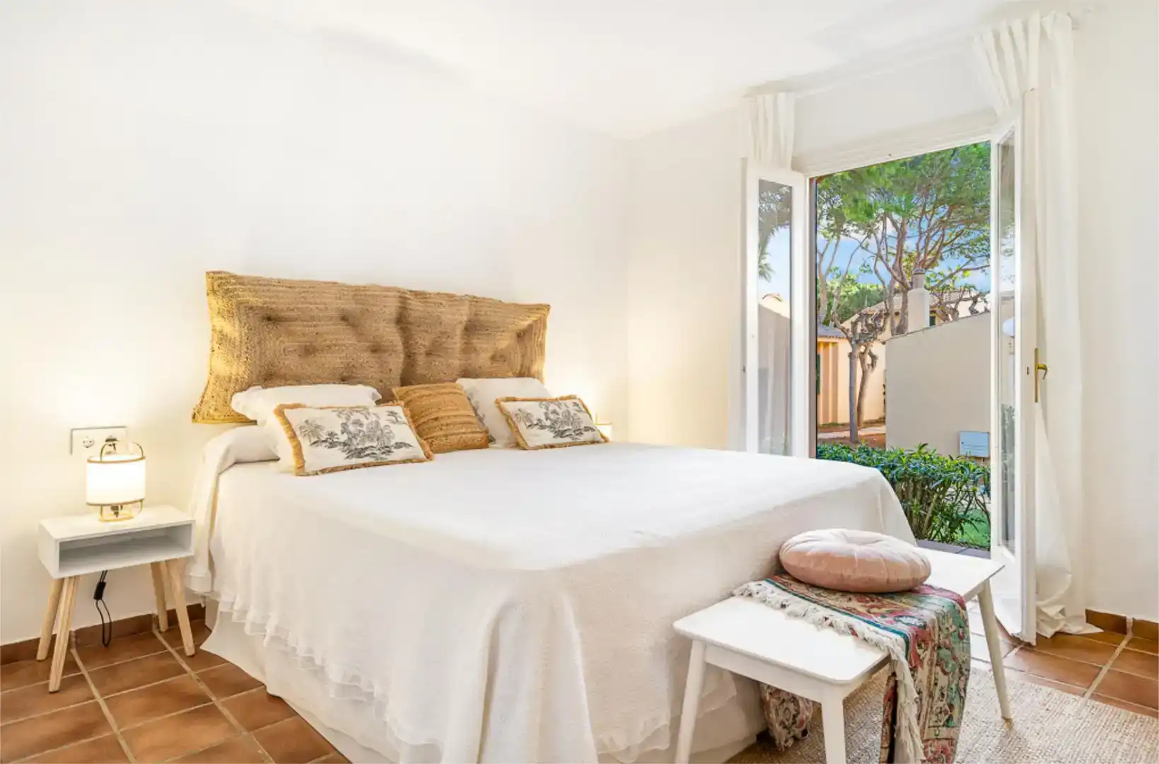 Habitación de Casa o chalet de alquiler en Ciutadella de Menorca con Aire acondicionado, Jardín privado y Piscina