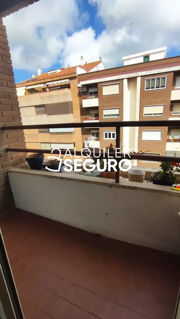 Balcony of Flat for rent in Valencia  with Air Conditioner, Heating and Terrace