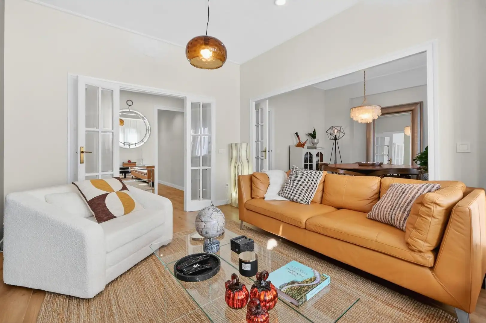 Sala de estar de Piso en venta en Girona con Calefacción y Balcón