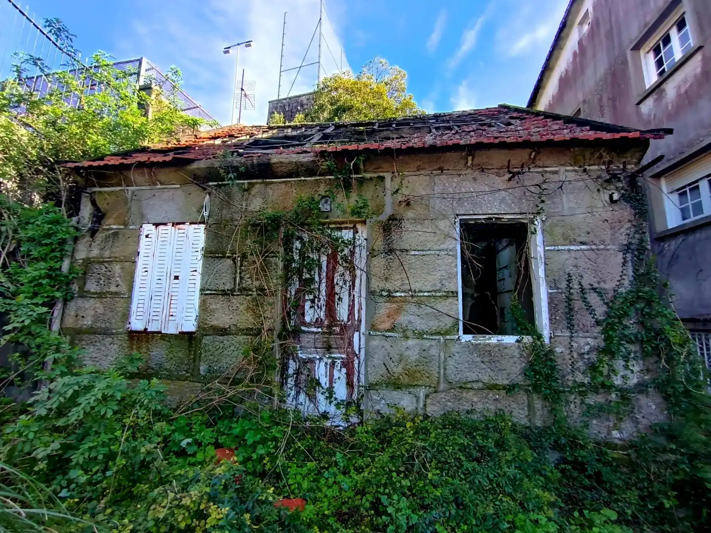 Vista exterior de Residencial en venta en Poio