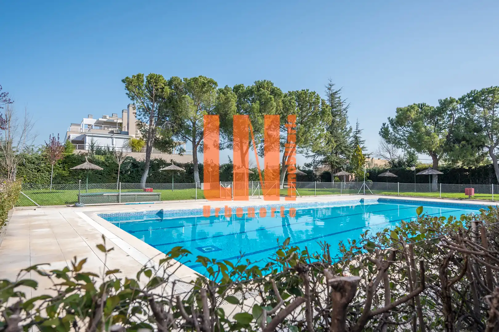 Piscina de Piso de alquiler en Pozuelo de Alarcón con Calefacción, Parquet y Terraza