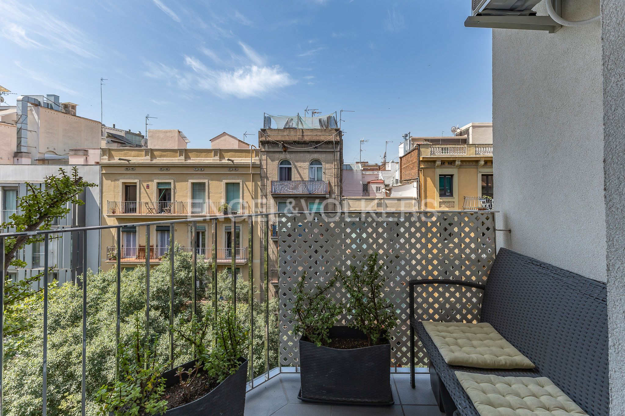 Terrace of Apartment for sale in  Barcelona Capital  with Air Conditioner, Heating and Parquet flooring