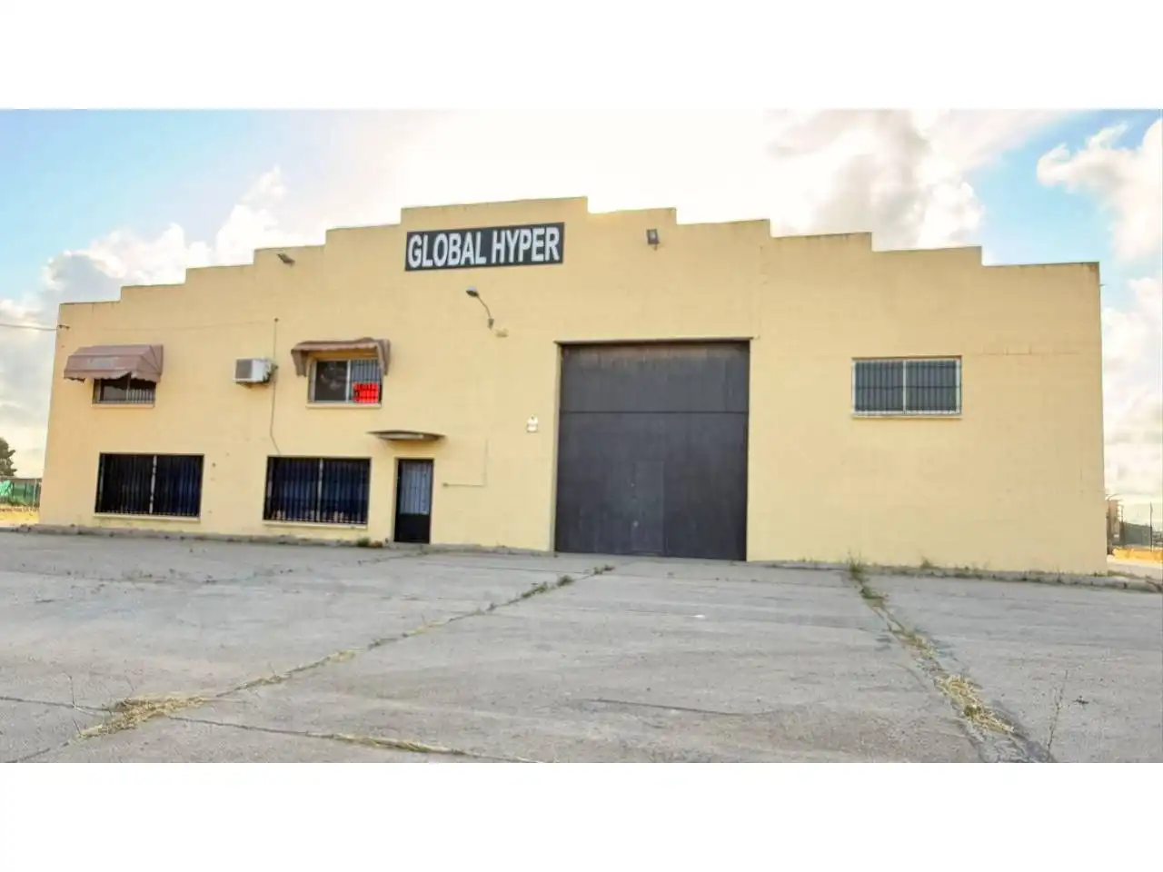 Vista exterior de Nave industrial en venta en Cartagena
