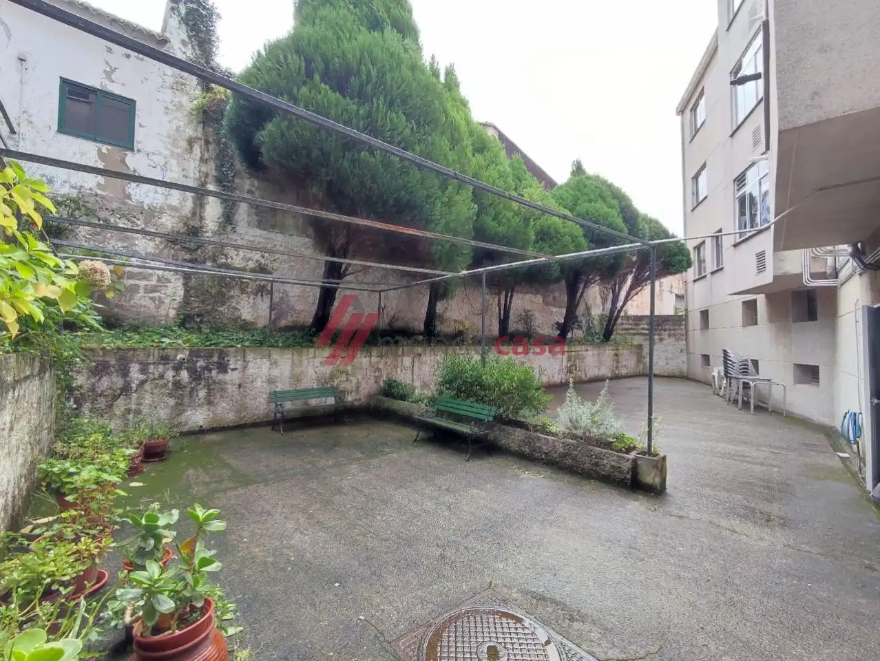 Jardí de Dúplex en venda en Ferrol amb Calefacció, Parquet i Moblat
