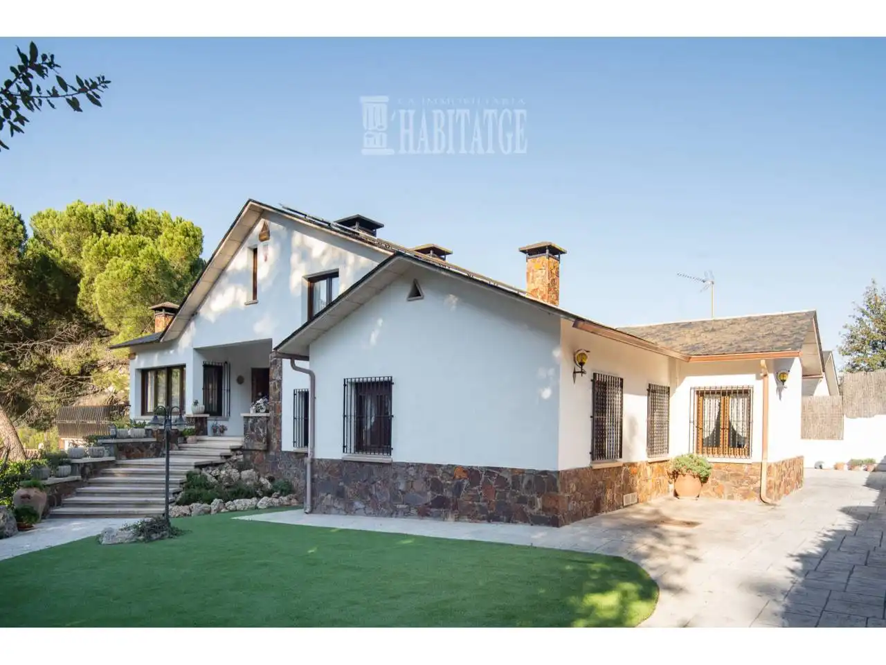 Vista exterior de Casa o chalet en venta en Aiguafreda con Aire acondicionado, Calefacción y Jardín privado
