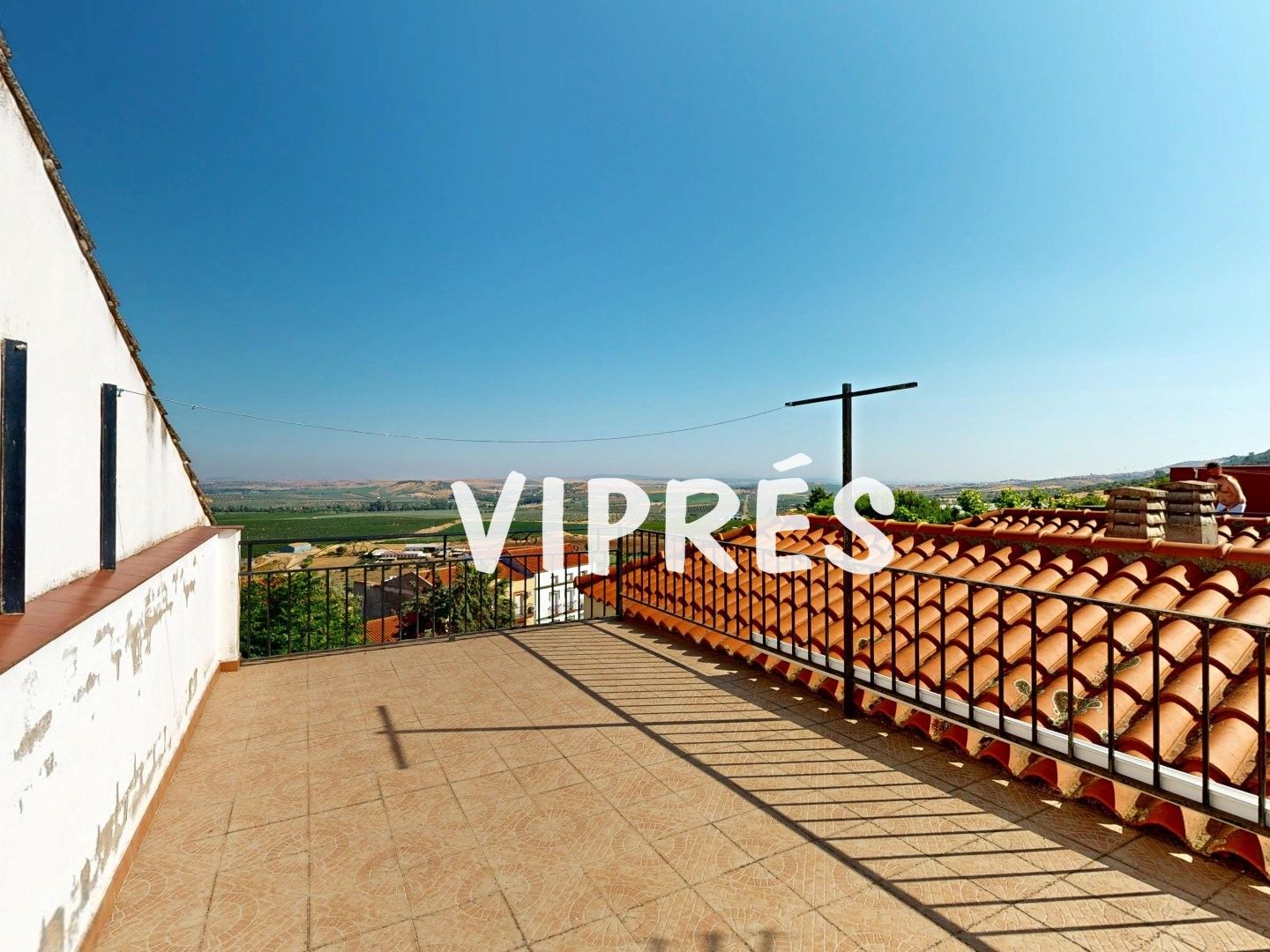 Terrace of Single-family semi-detached for sale in Alange  with Air Conditioner and Terrace