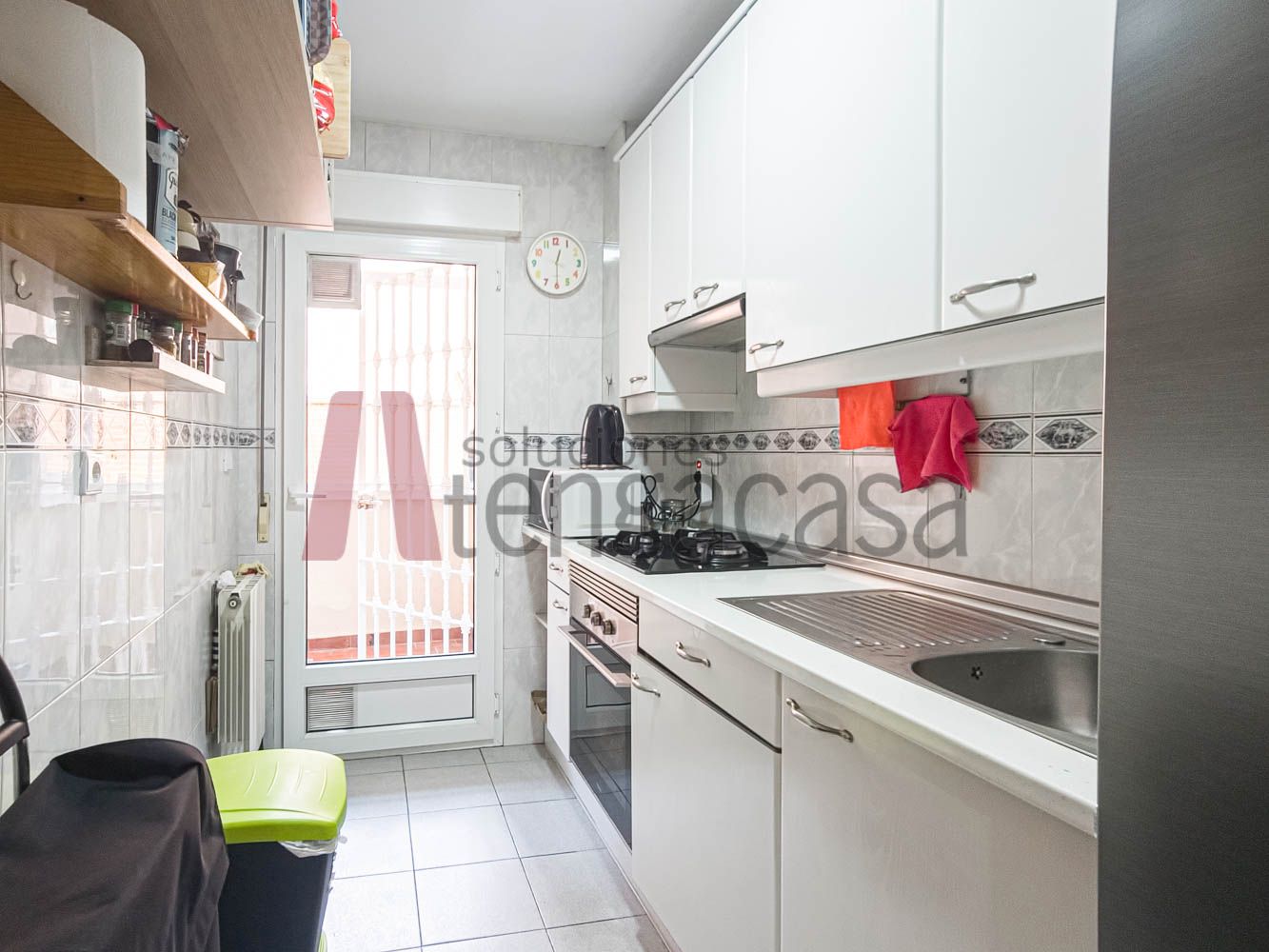 Kitchen of Apartment for sale in  Madrid Capital  with Air Conditioner, Heating and Terrace