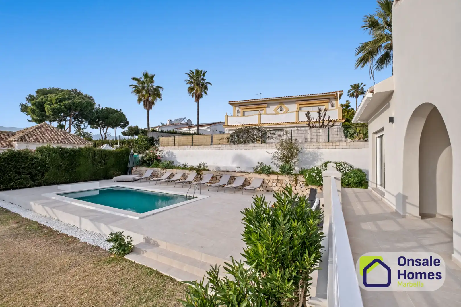 Exterior view of Houses for sale in Marbella  with Air Conditioner, Private garden and Terrace