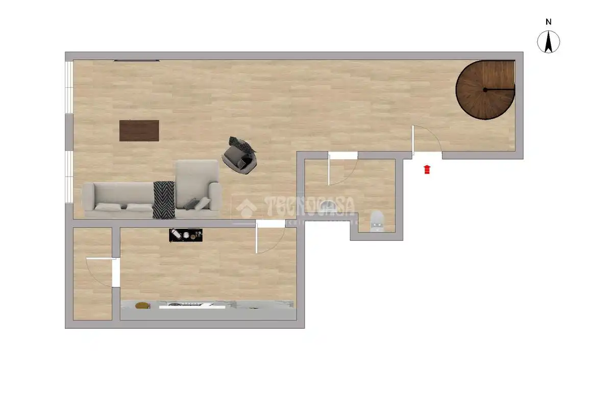 Piso en venta en Casarrubios del Monte con Aire acondicionado