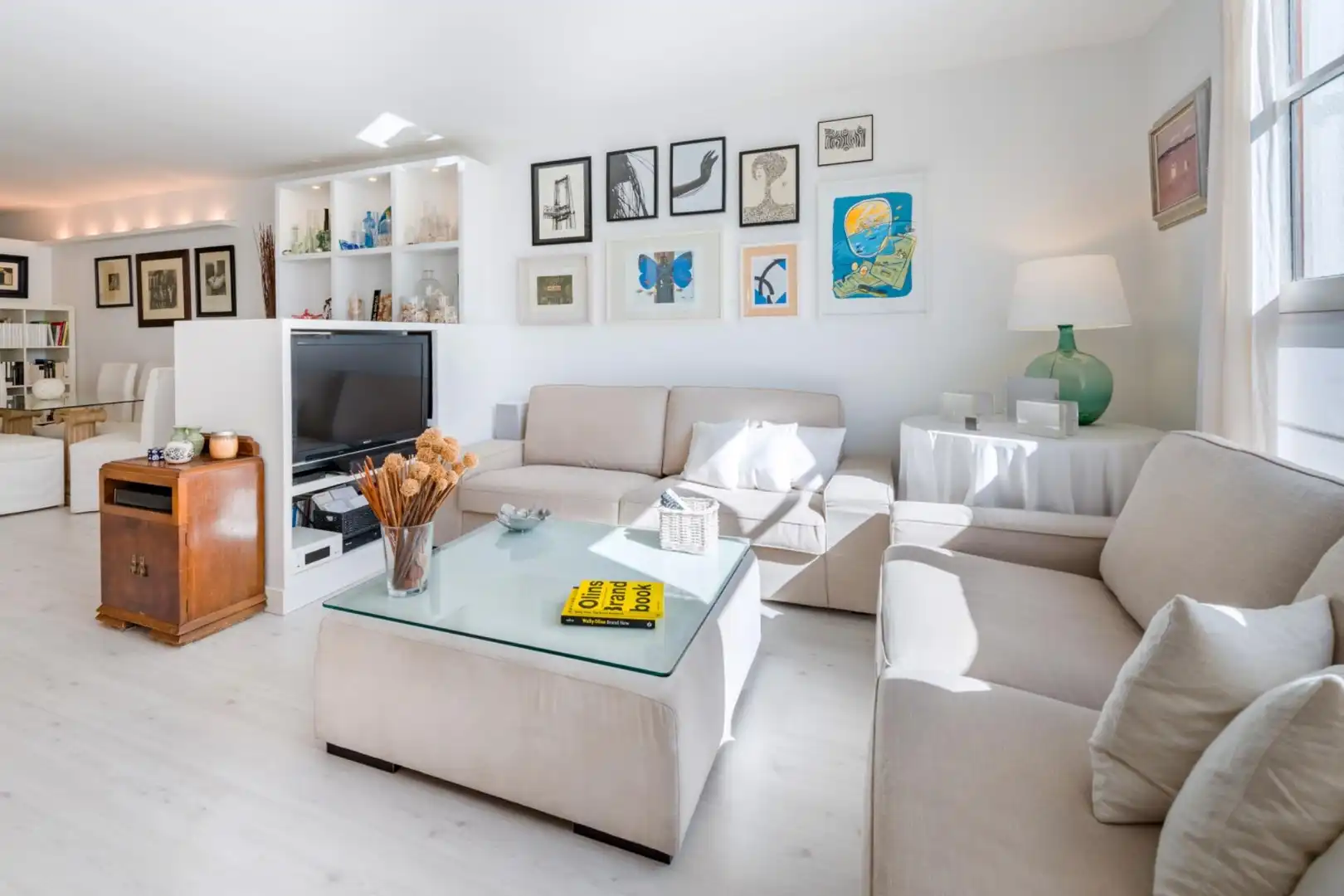 Sala d'estar de Pis en venda en  Palma de Mallorca amb Aire condicionat, Calefacció i Moblat