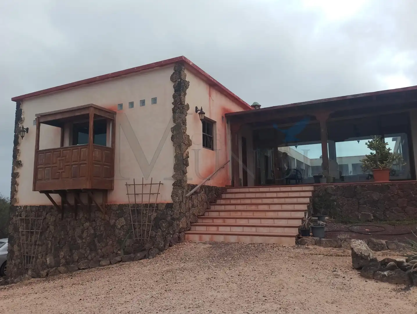 Exterior view of Houses for sale in La Oliva  with Terrace and Furnished