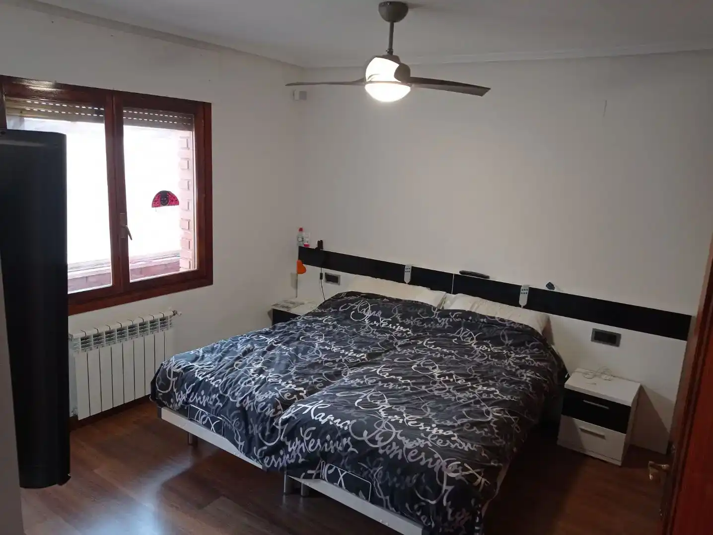 Schlafzimmer von Wohnung zur Miete in Calahorra mit Klimaanlage, Parkett und Möbliert