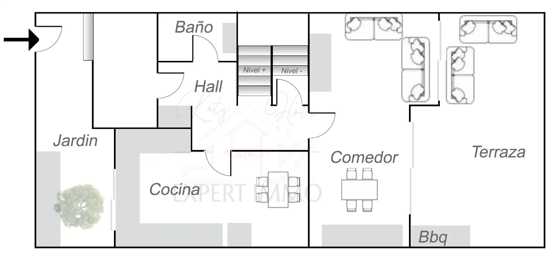 Reihenhaus mit Garten zum Verkauf in Más bohera, imagen 64