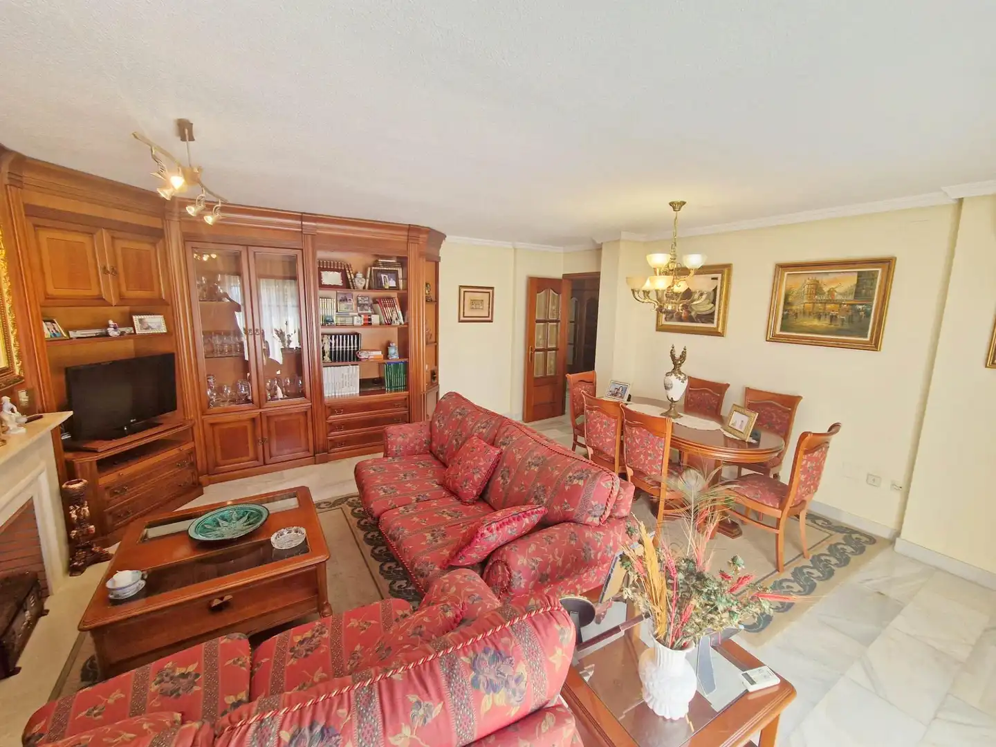 Sala d'estar de Àtic en venda en Málaga amb Aire condicionat, Calefacció i Jardí privat