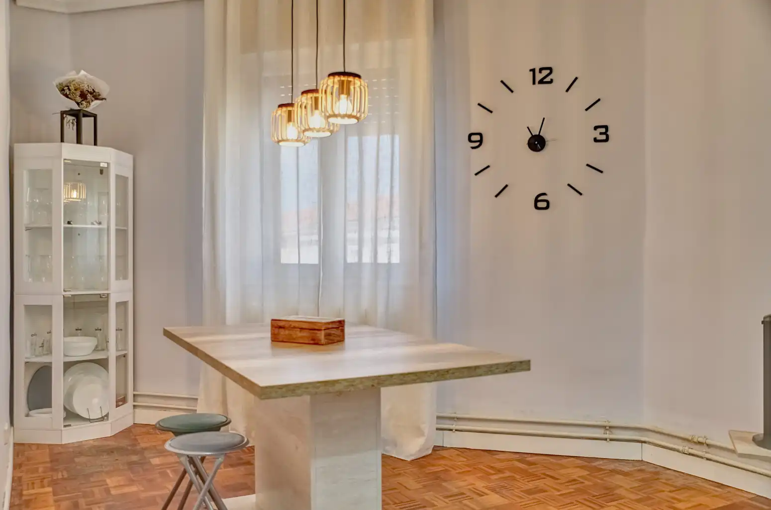 Dining room of Flat for sale in Burlada / Burlata  with Heating and Parquet flooring