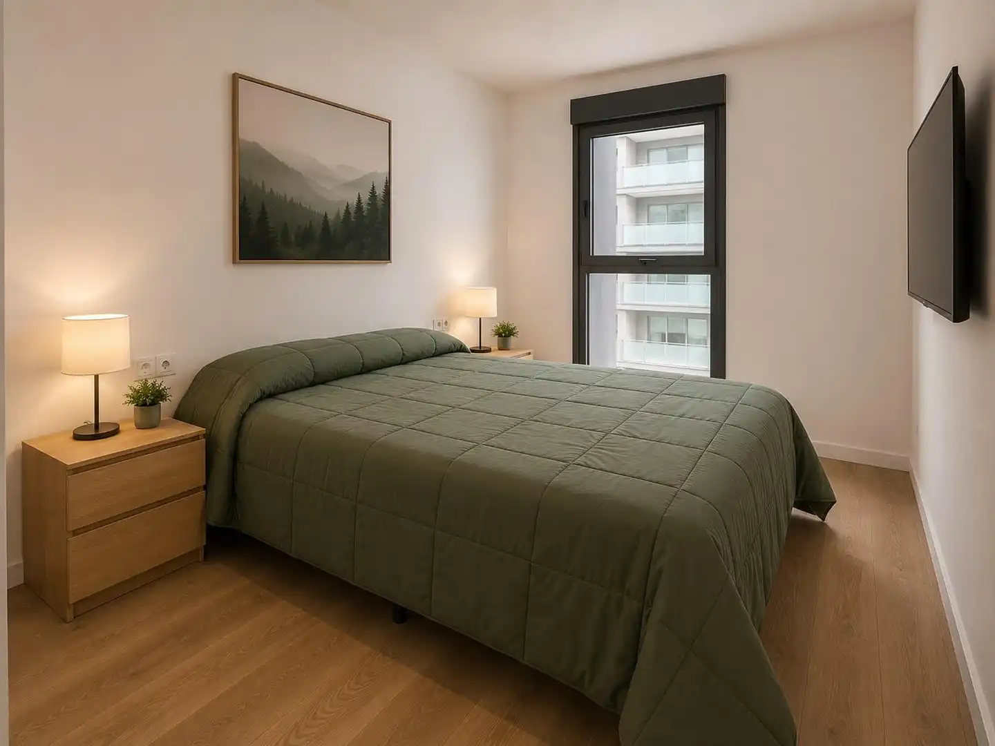Bedroom of Flat for sale in Valencia  with Air Conditioner, Heating and Private garden
