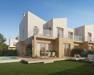 Exterior view of Single-family semi-detached for sale in El Verger  with Air Conditioner, Private garden and Terrace