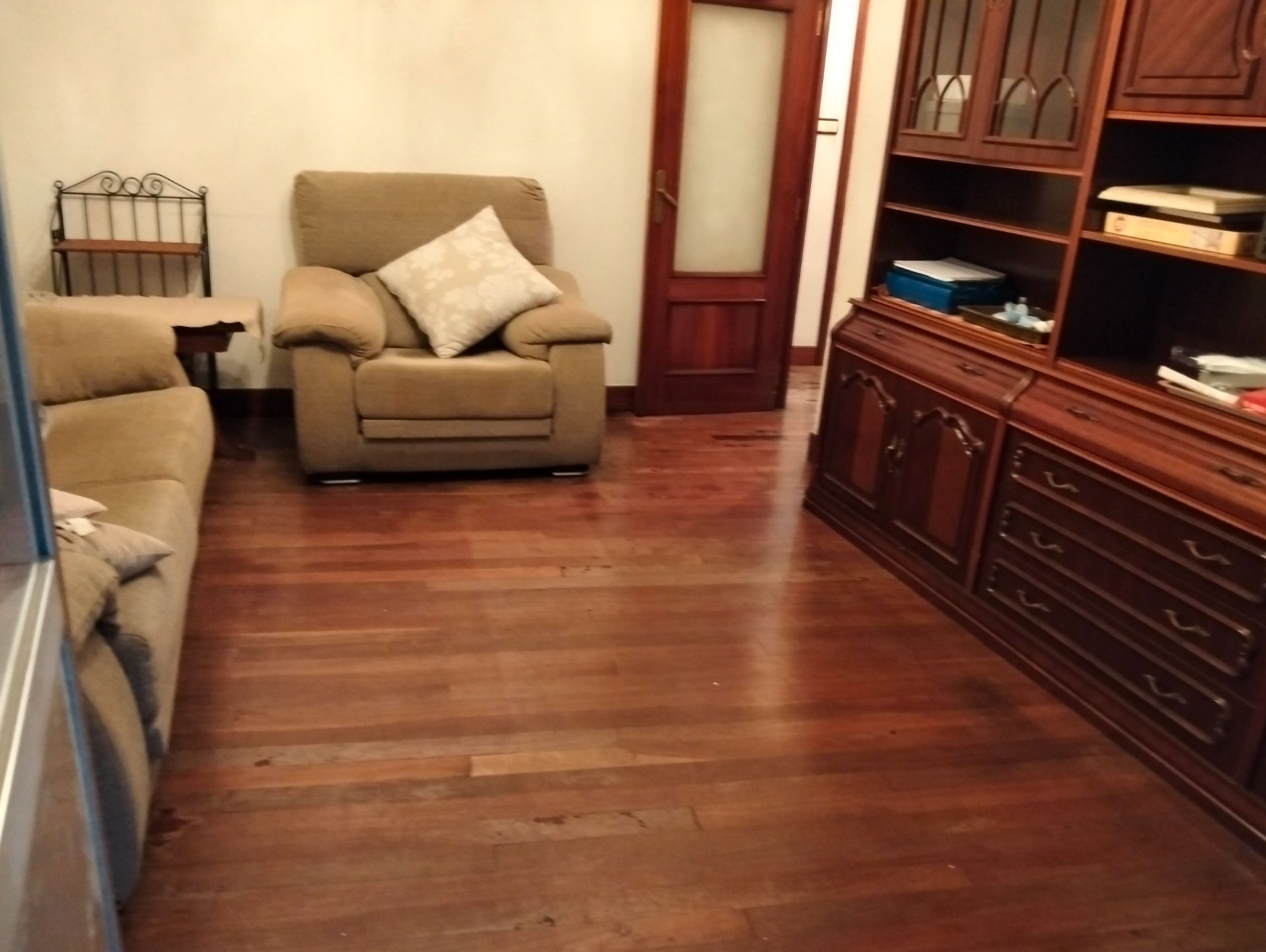 Sala de estar de Piso en venta en Bilbao  con Calefacción, Amueblado y Horno
