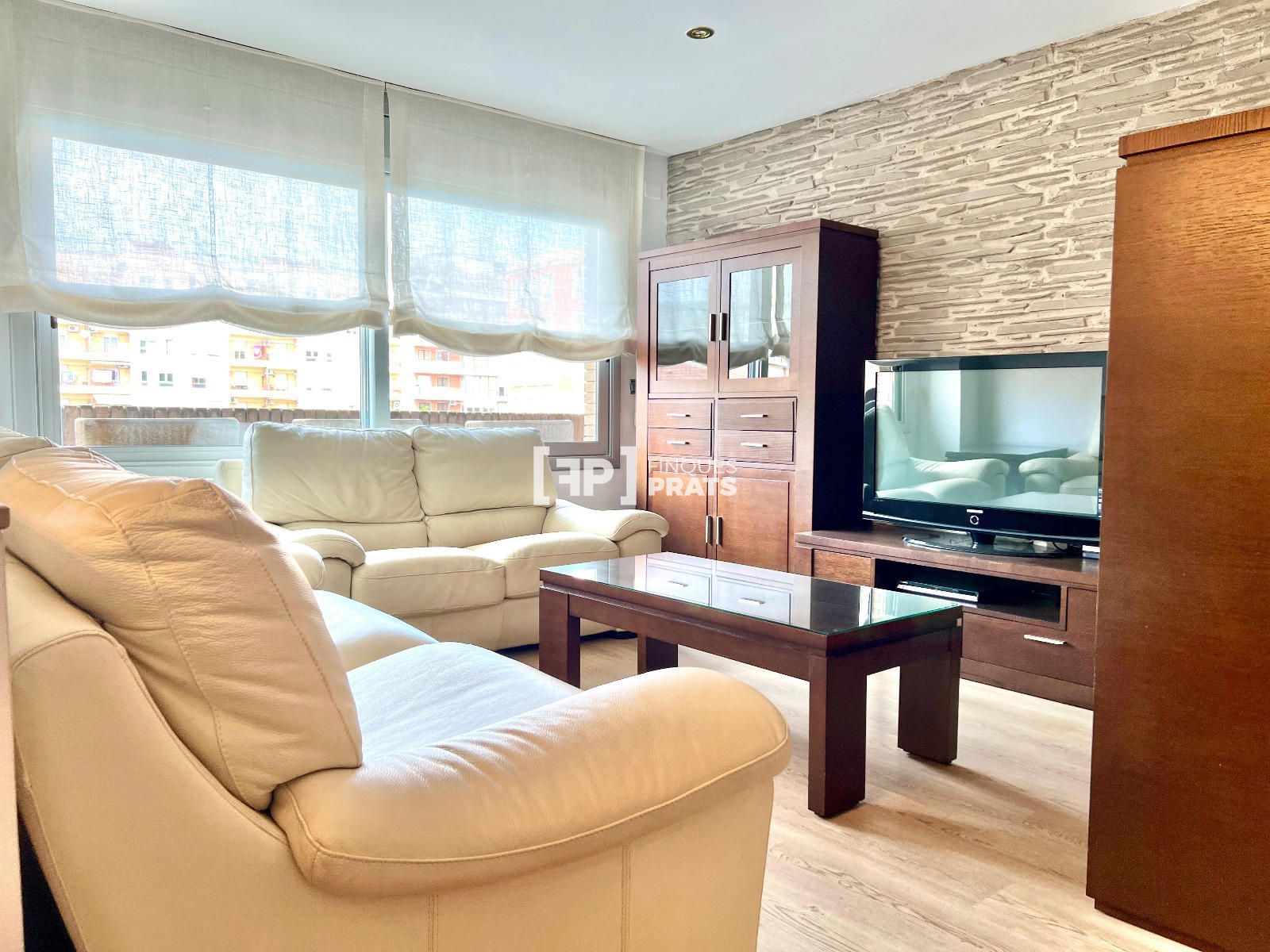 Living room of Flat for sale in  Lleida Capital  with Air Conditioner, Heating and Terrace