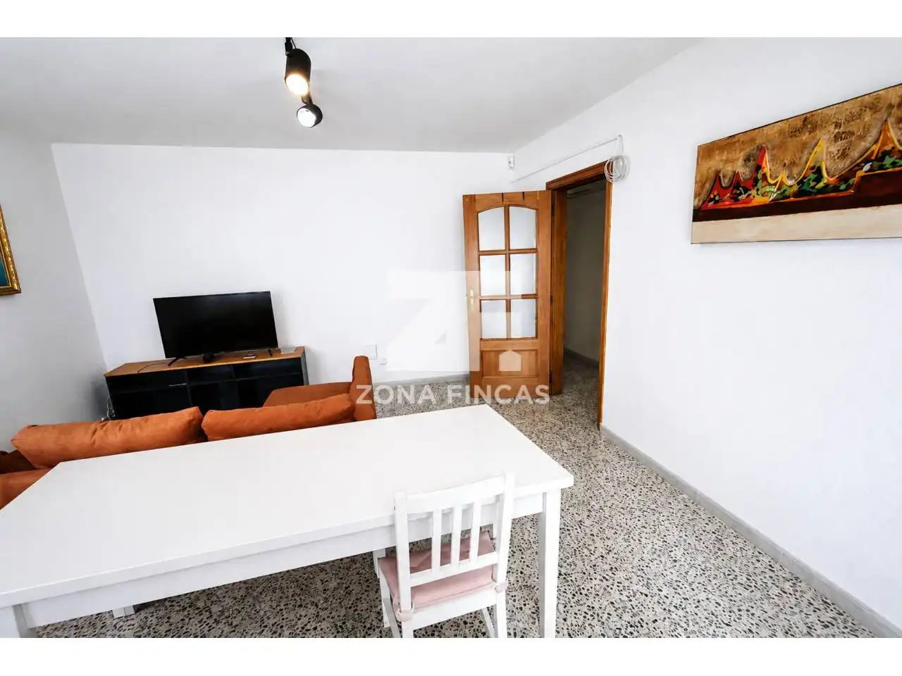 Sala de estar de Apartamento en venta en Santa Coloma de Gramenet con Aire acondicionado y Calefacción