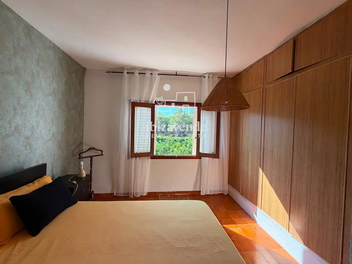 Habitación de Casa o chalet de alquiler en Santa Eulària des Riu con Aire acondicionado, Piscina y Amueblado