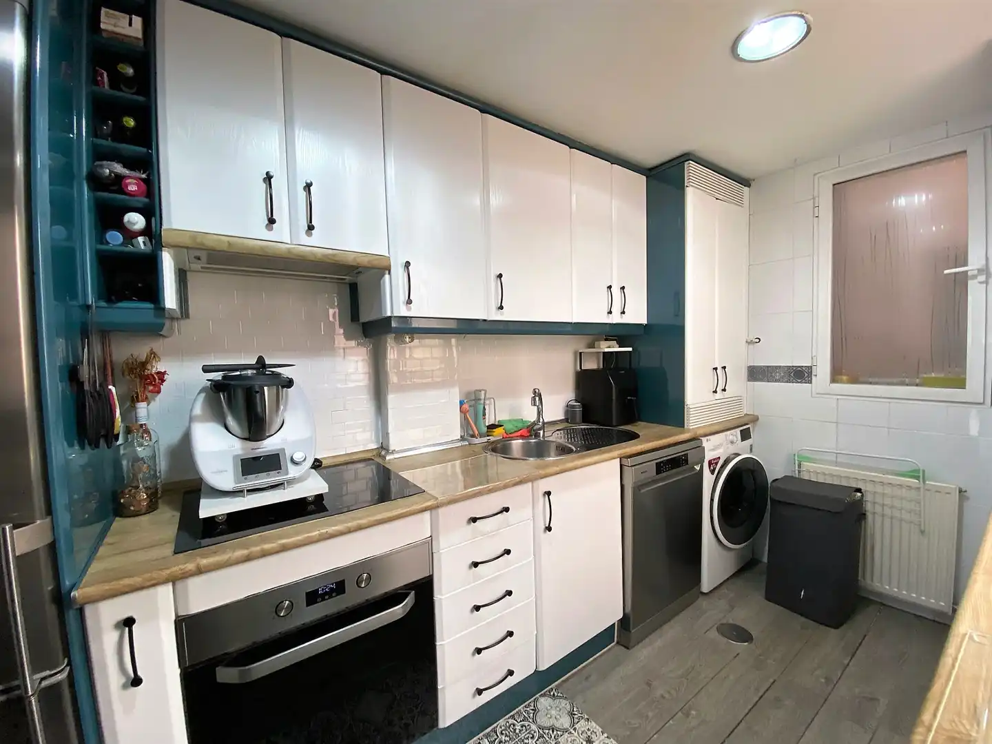 Kitchen of Flat for sale in Parla  with Heating, Private garden and Furnished