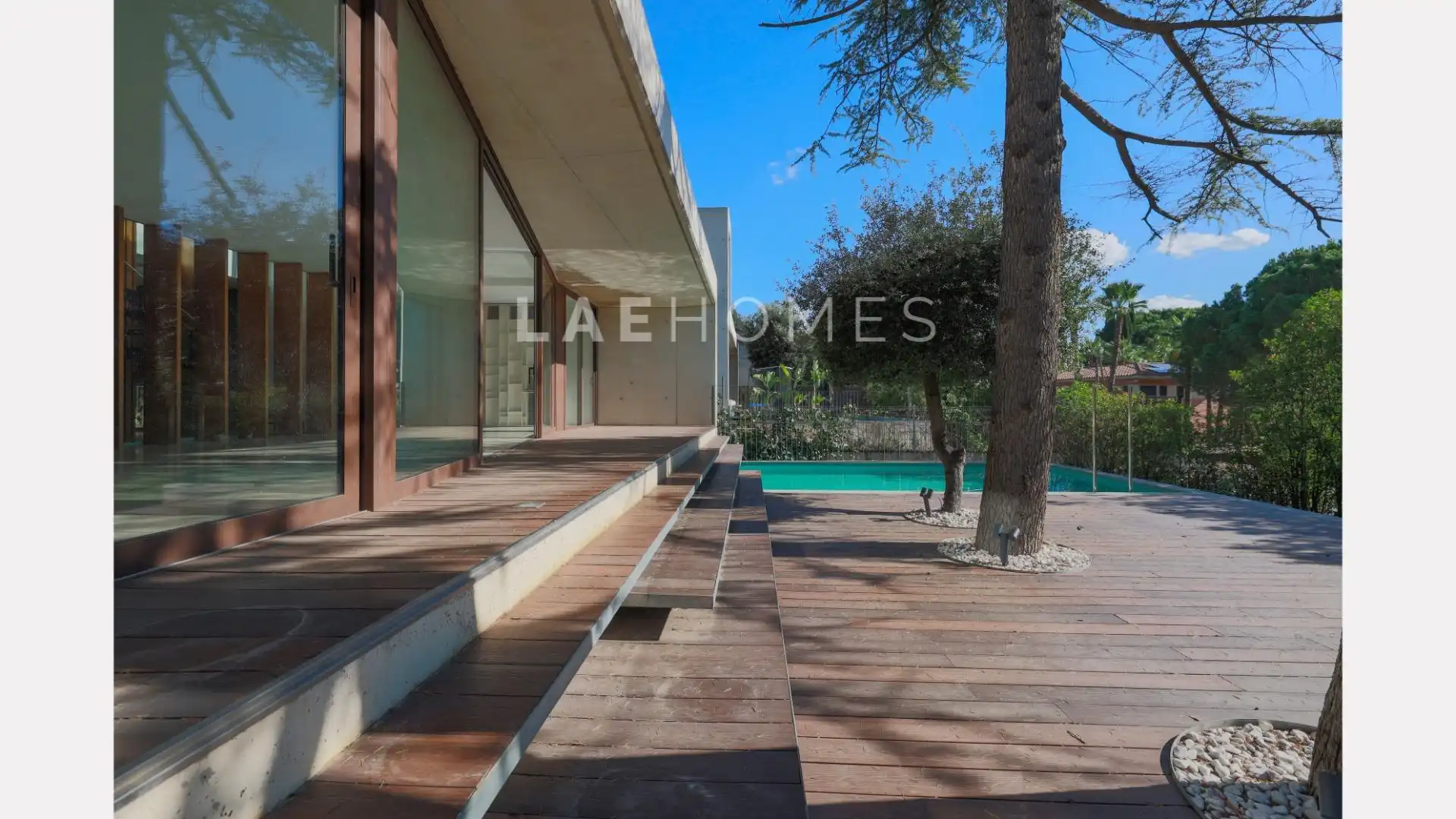 Terraza de Casa o chalet en venta en Sant Cugat del Vallès con Aire acondicionado, Calefacción y Jardín privado