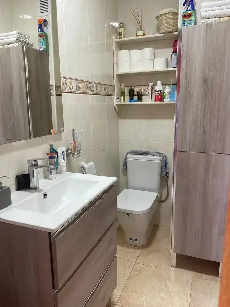 Bany de Apartament en venda en Cullera amb Terrassa, Moblat i Forn