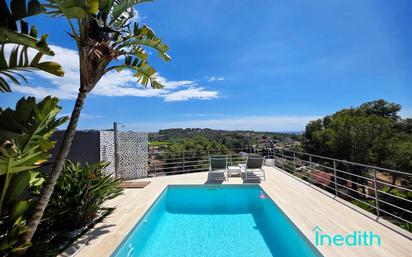 Swimming pool of House or chalet for sale in Cubelles  with Air Conditioner, Heating and Private garden