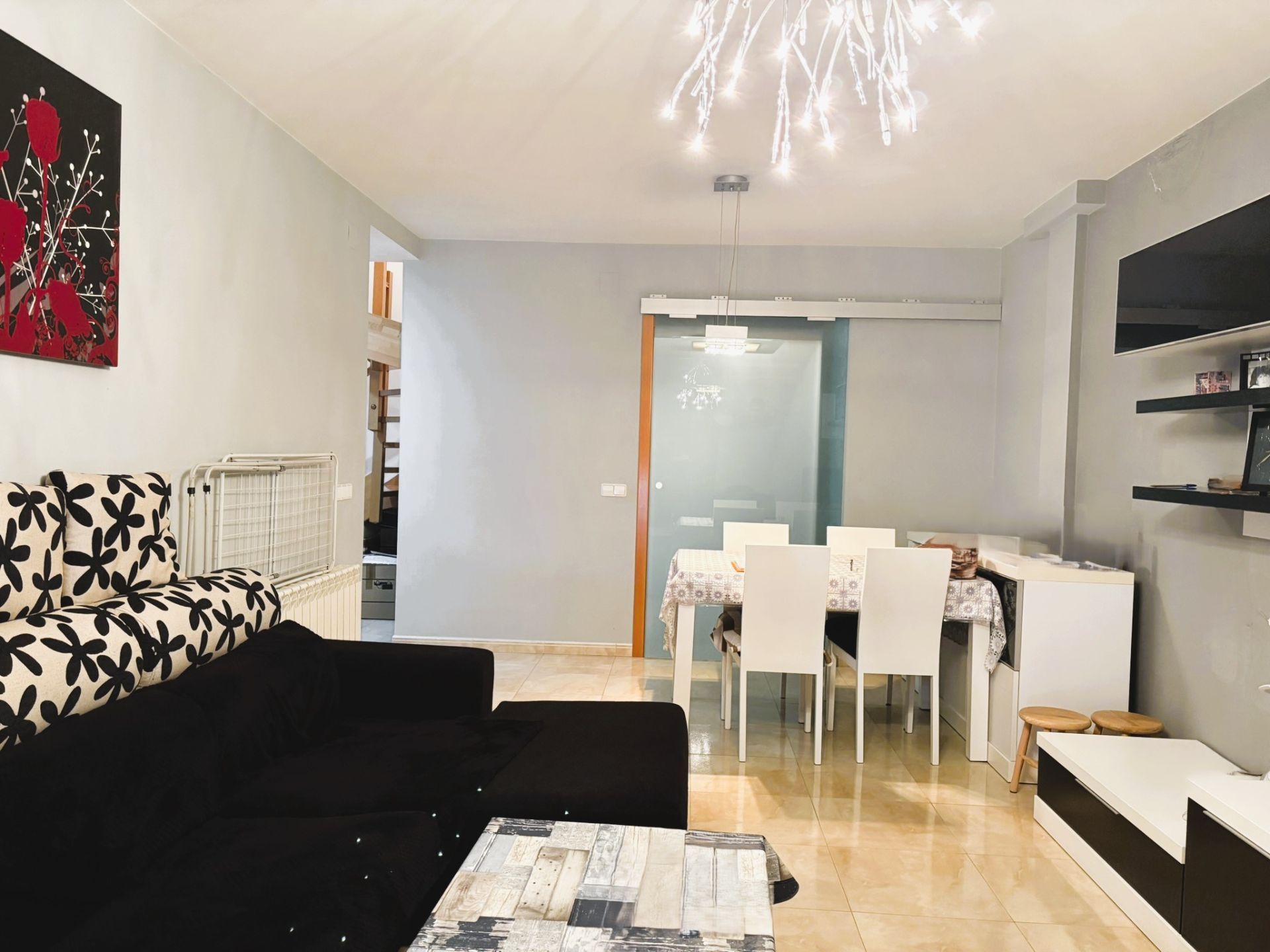 Dining room of Attic for sale in Bellpuig  with Air Conditioner, Heating and Terrace