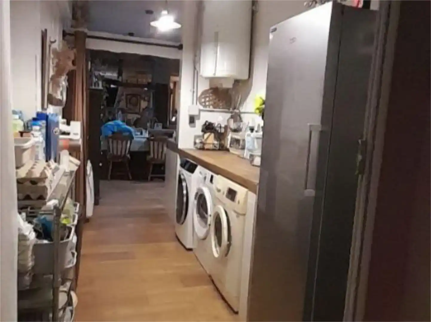 Kitchen of Flat for sale in Llombai  with Air Conditioner, Private garden and Storage room