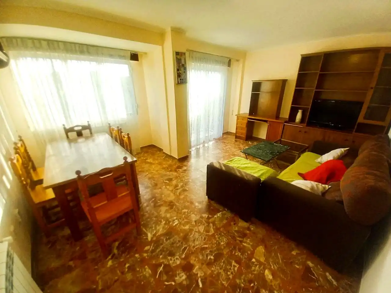 Wohnzimmer von Wohnung zum Verkauf in Borja mit Heizung, Möbliert und Balkon