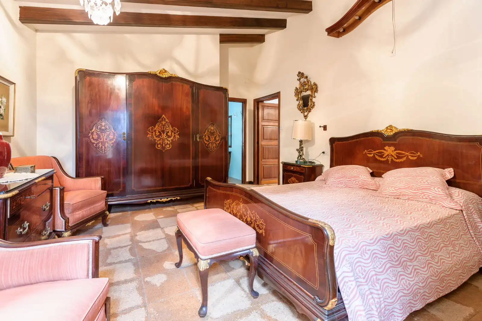 Habitación de Finca rústica en venta en Pollença con Jardín privado, Terraza y Piscina