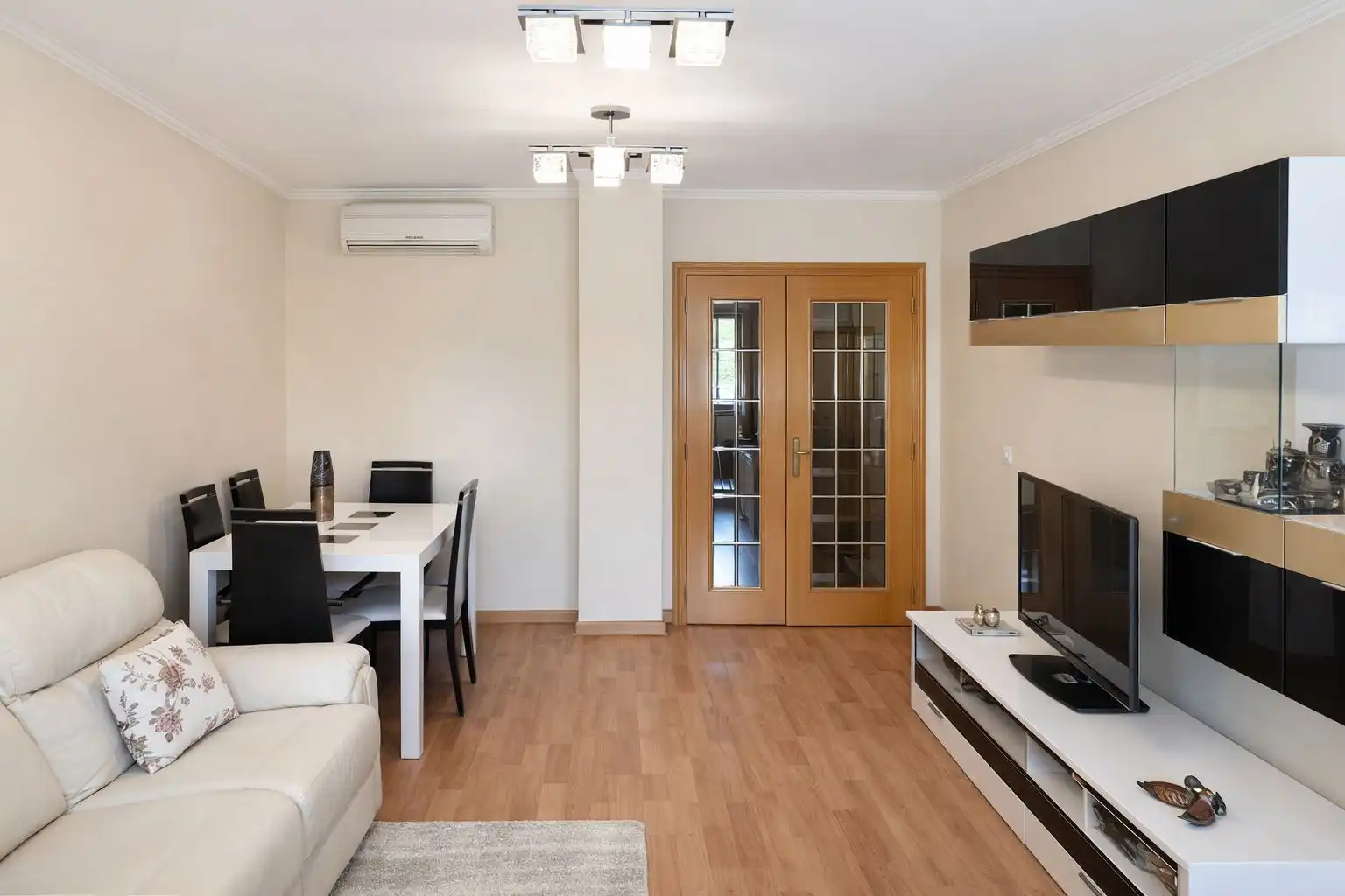Wohnzimmer von Wohnung zum Verkauf in Valencia mit Klimaanlage, Heizung und Parkett