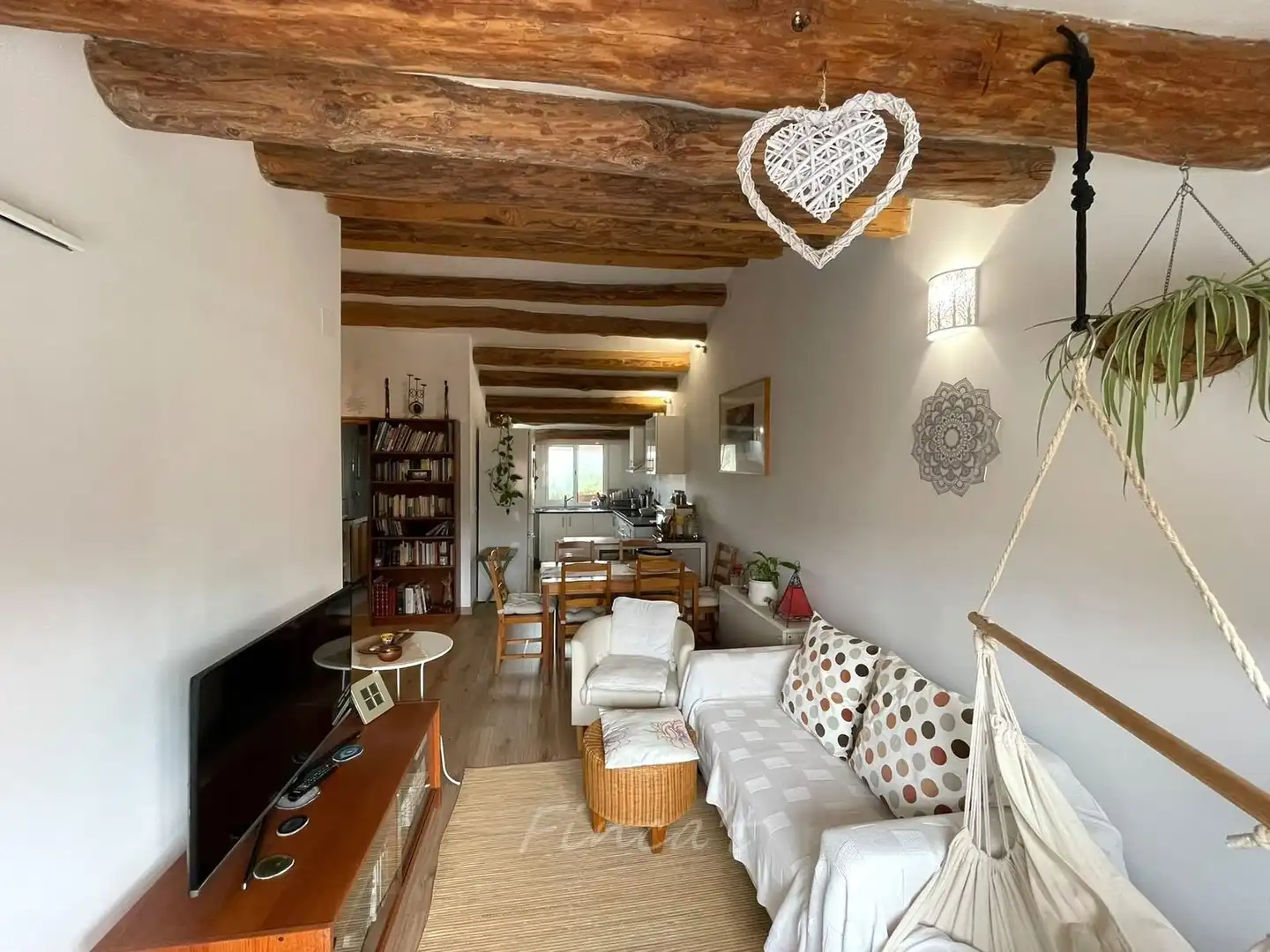 Sala d'estar de Casa adosada en venda en Monistrol de Calders amb Calefacció