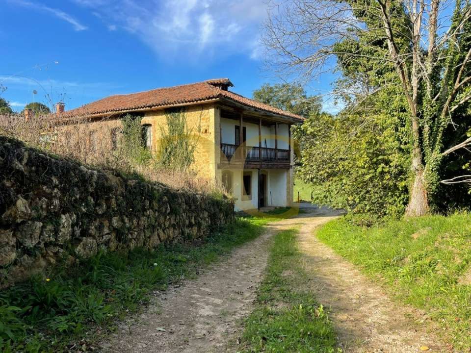 Vista exterior de Casa o xalet en venda en Piloña amb Jardí privat, Terrassa i Traster