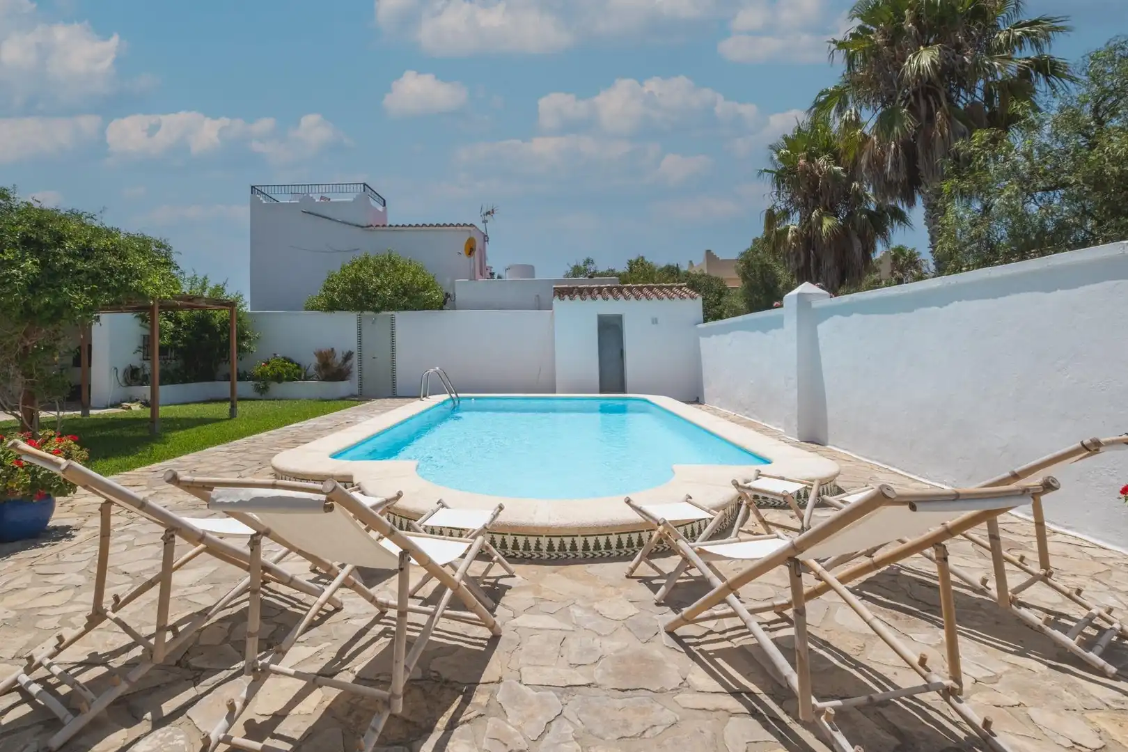 Swimming pool of Country homes for sale in Barbate  with Private garden, Terrace and Storage room