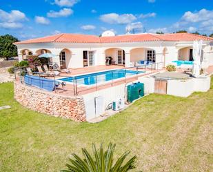 Exterior view of House or chalet for sale in Maó  with Air Conditioner, Private garden and Terrace