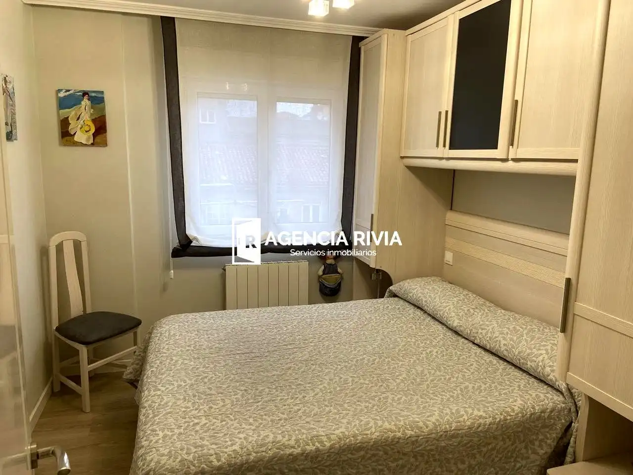 Bedroom of Flat for rent in Gijón   with Heating and Furnished