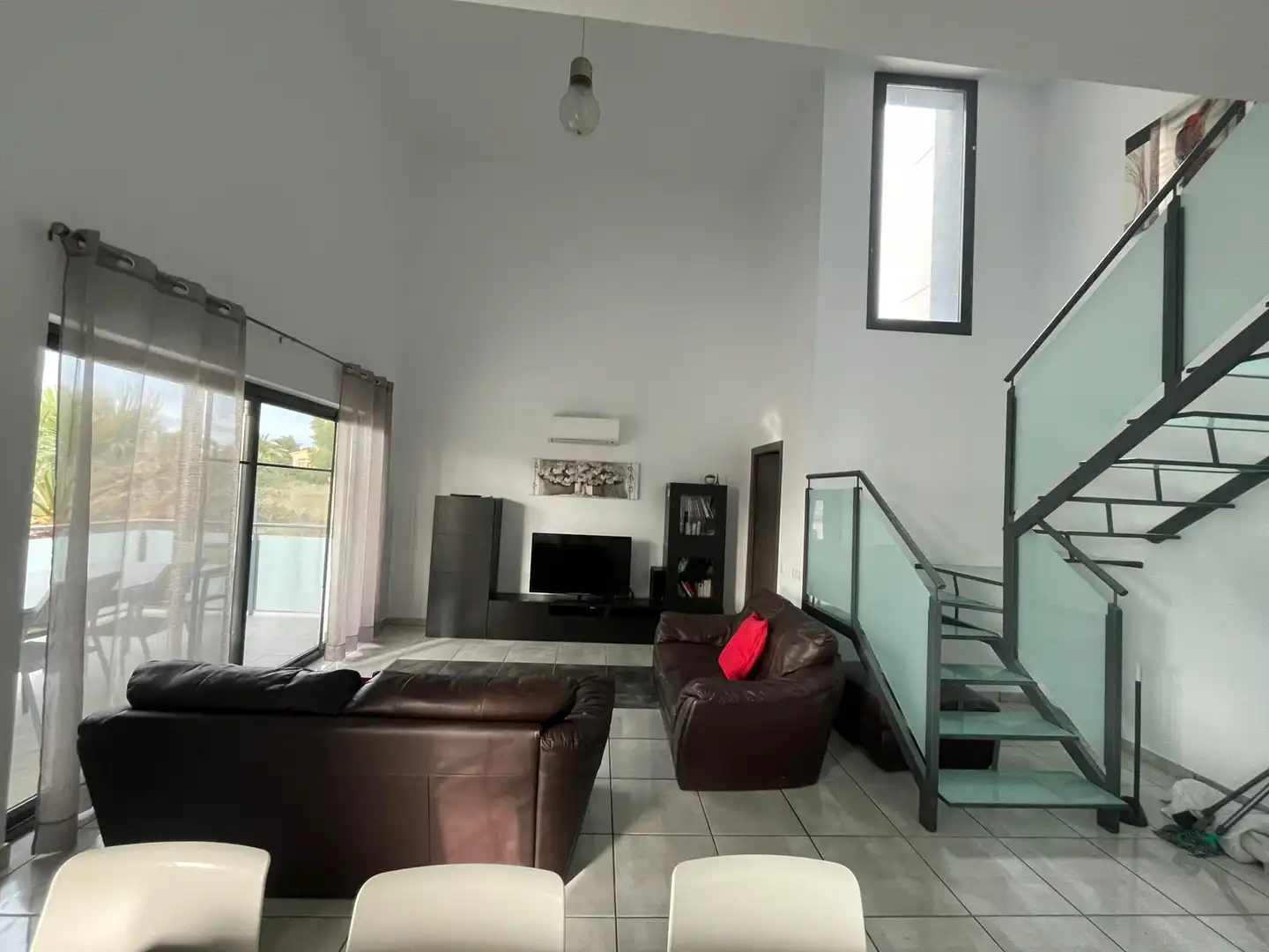 Sala de estar de Casa o chalet en venta en L'Ametlla de Mar  con Aire acondicionado, Jardín privado y Terraza