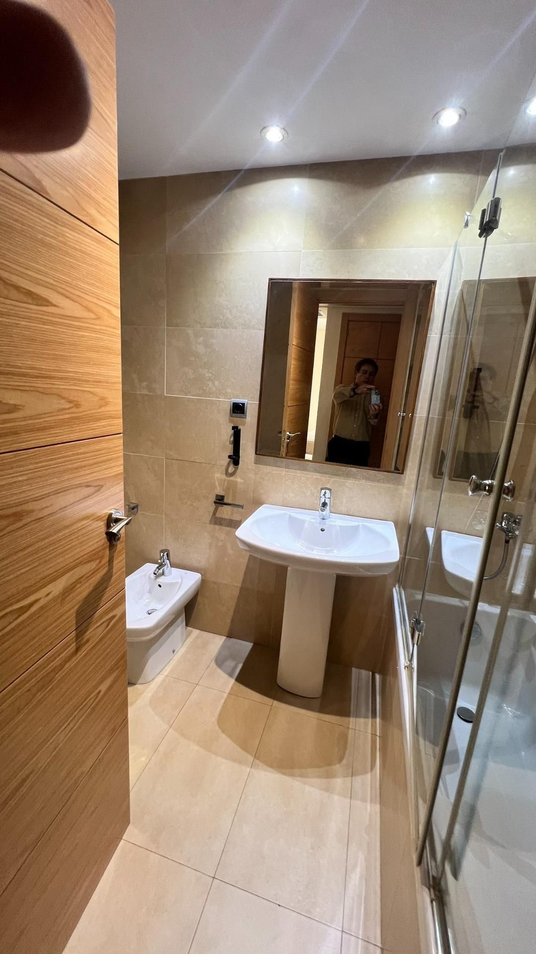 Baño de Apartamento en venta en Los Alcázares con Aire acondicionado, Terraza y Amueblado