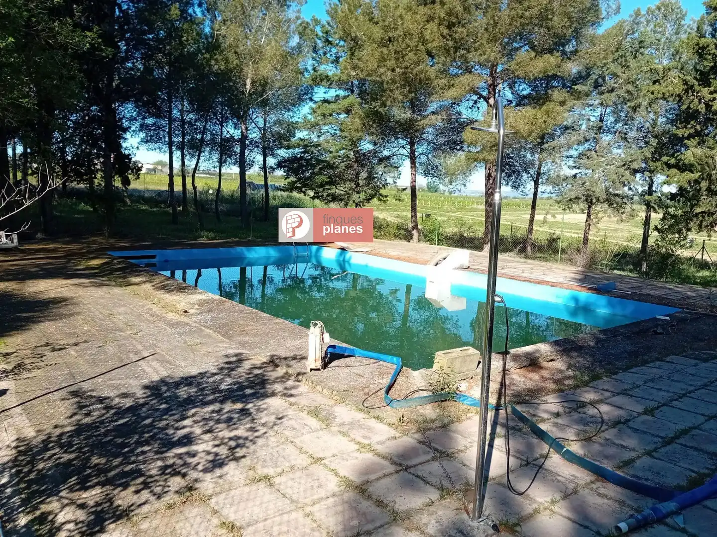 Swimming pool of Country homes for sale in Vilanova de la Barca  with Heating, Terrace and Storage room