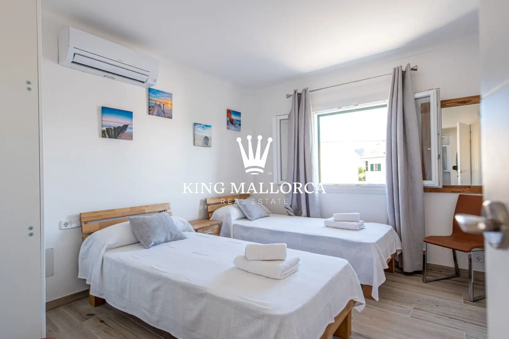 Bedroom of Houses for sale in Pollença  with Air Conditioner, Heating and Private garden