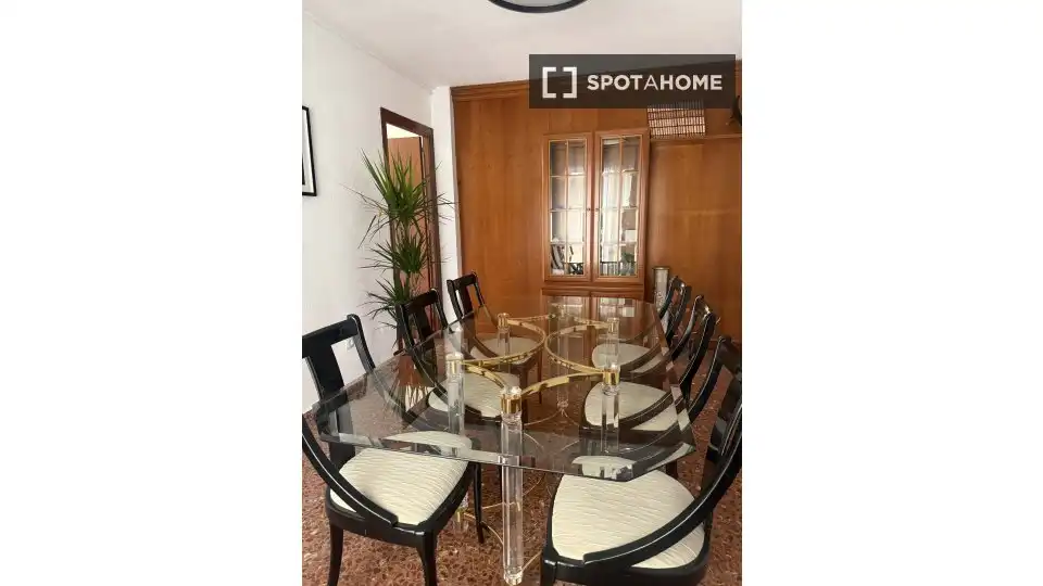 Comedor de Piso de alquiler en Málaga con Aire acondicionado, Calefacción y Amueblado